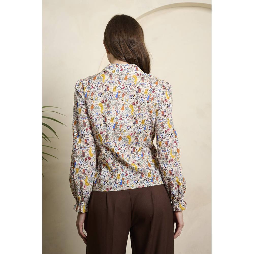 Banned - Star Winter Wonderland Blouse - Creme